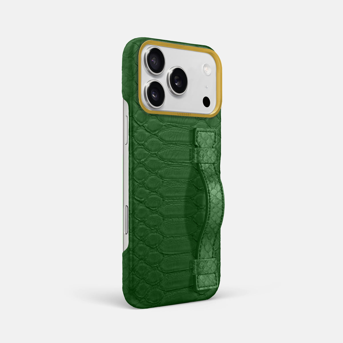 Handle Case For iPhone 17 Pro Max In Python -2 | Green-Gold