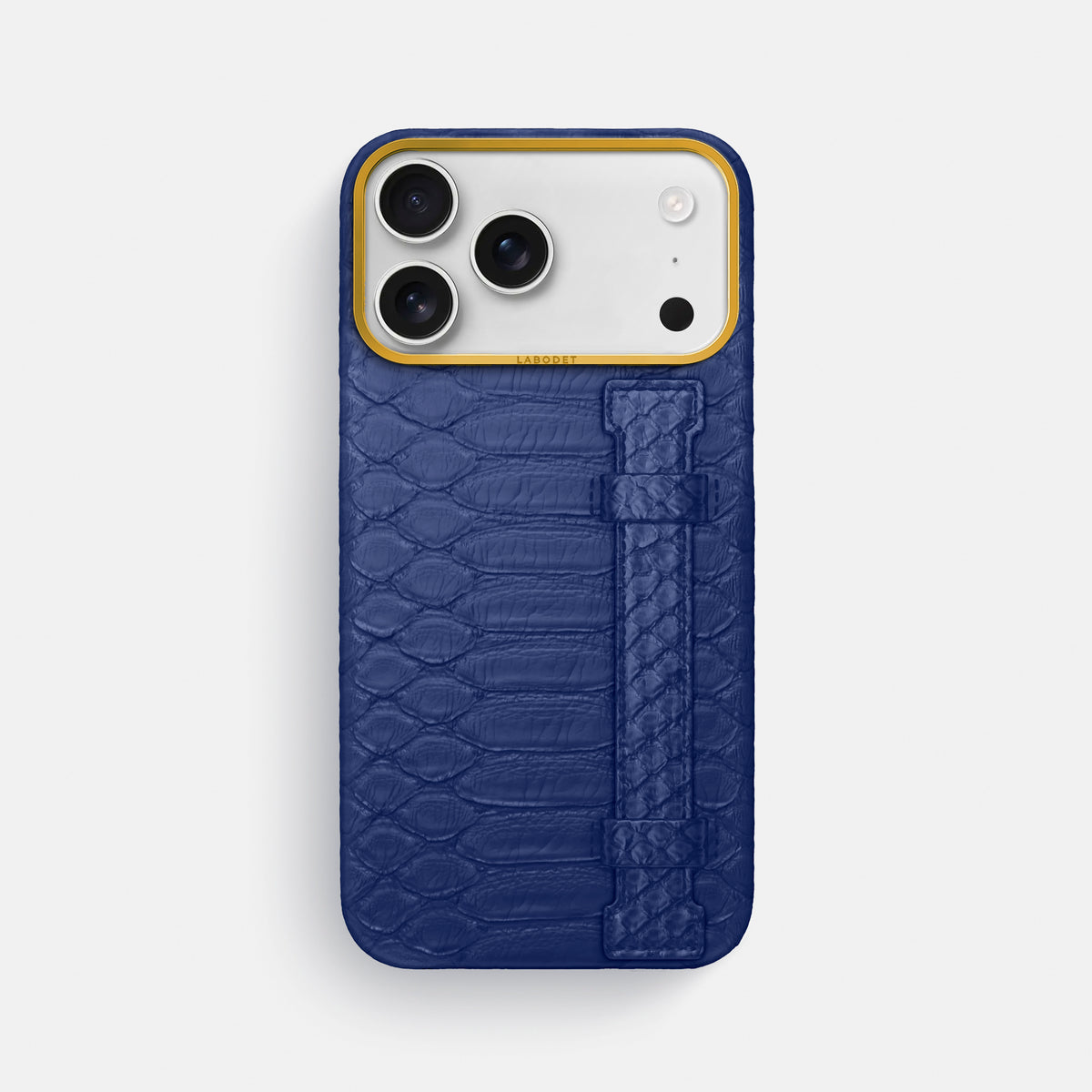 Handle Case For iPhone 17 Pro Max In Python -1 | Royal-Blue-Gold