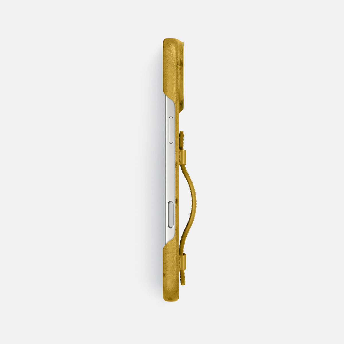Handle Case For iPhone 18 Pro Max In Ostrich -3 | Gold-Gold