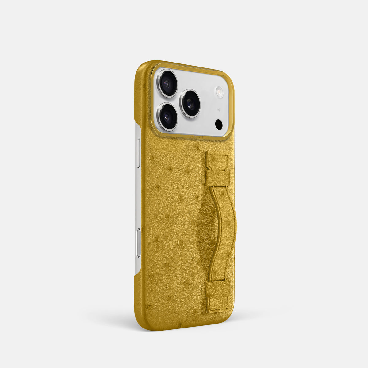 Handle Case For iPhone 18 Pro In Ostrich -2 | Gold-Gold