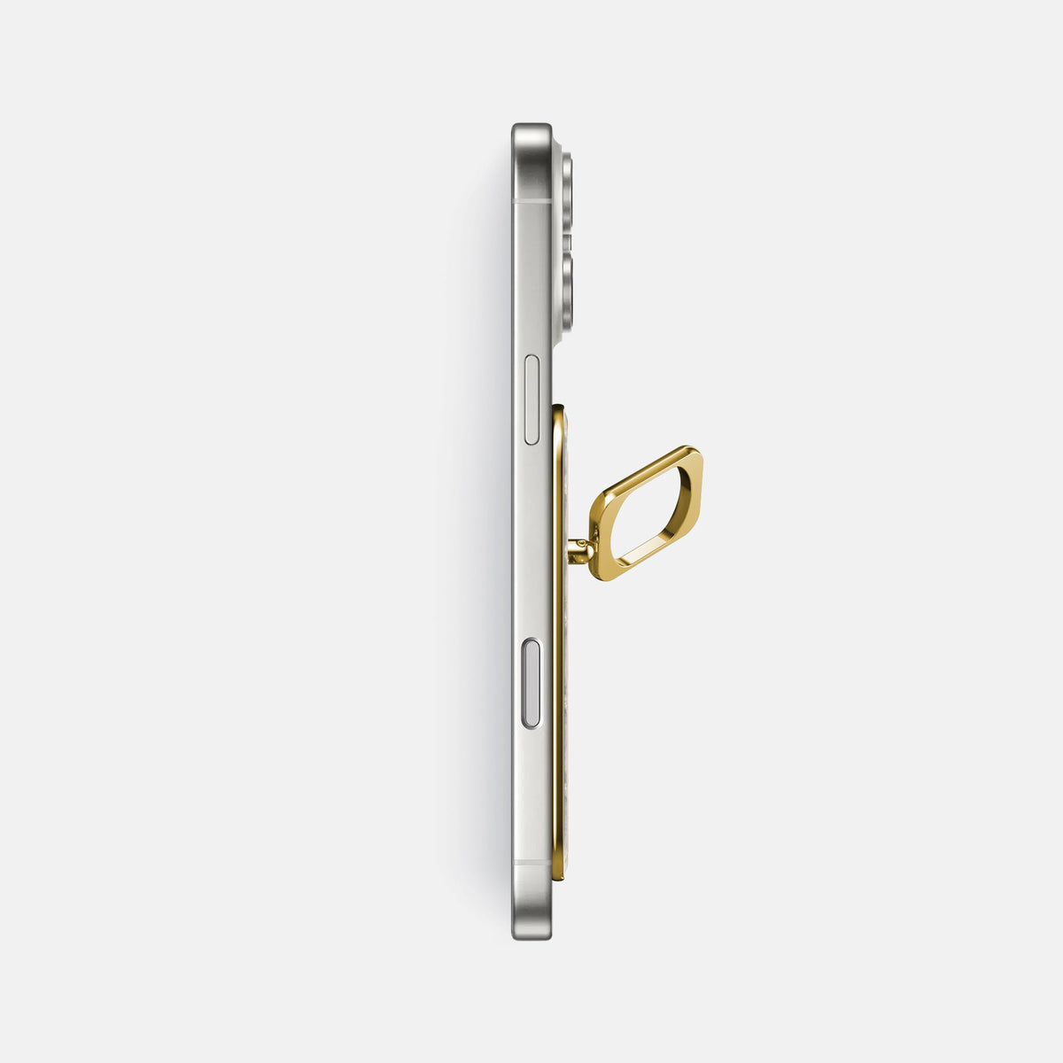 MagSafe Ring For iPhone 18 Pro Max In Himalayan Crocodile -3 | Grey-Gold