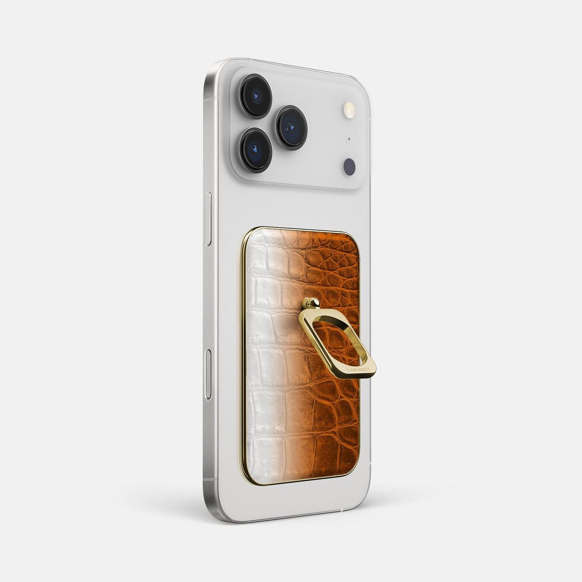 MagSafe Ring For iPhone 18 Pro Max In Himalayan Crocodile -1 | Orange-Gold