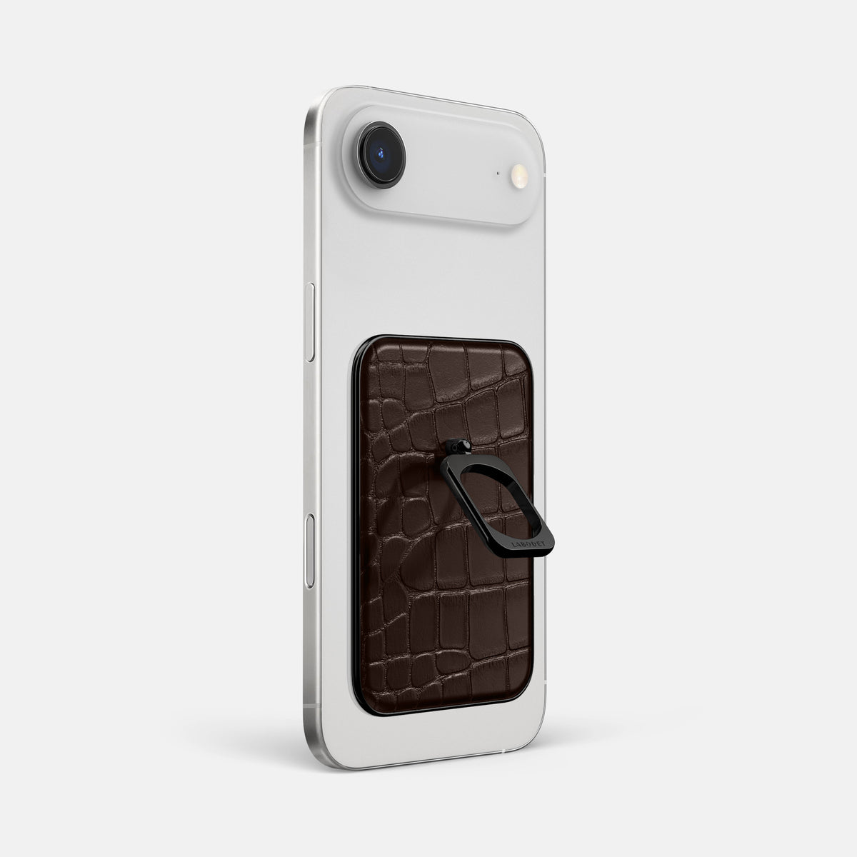 MagSafe Ring For iPhone 17 Air In Alligator -2 | Dark-Brown-Black