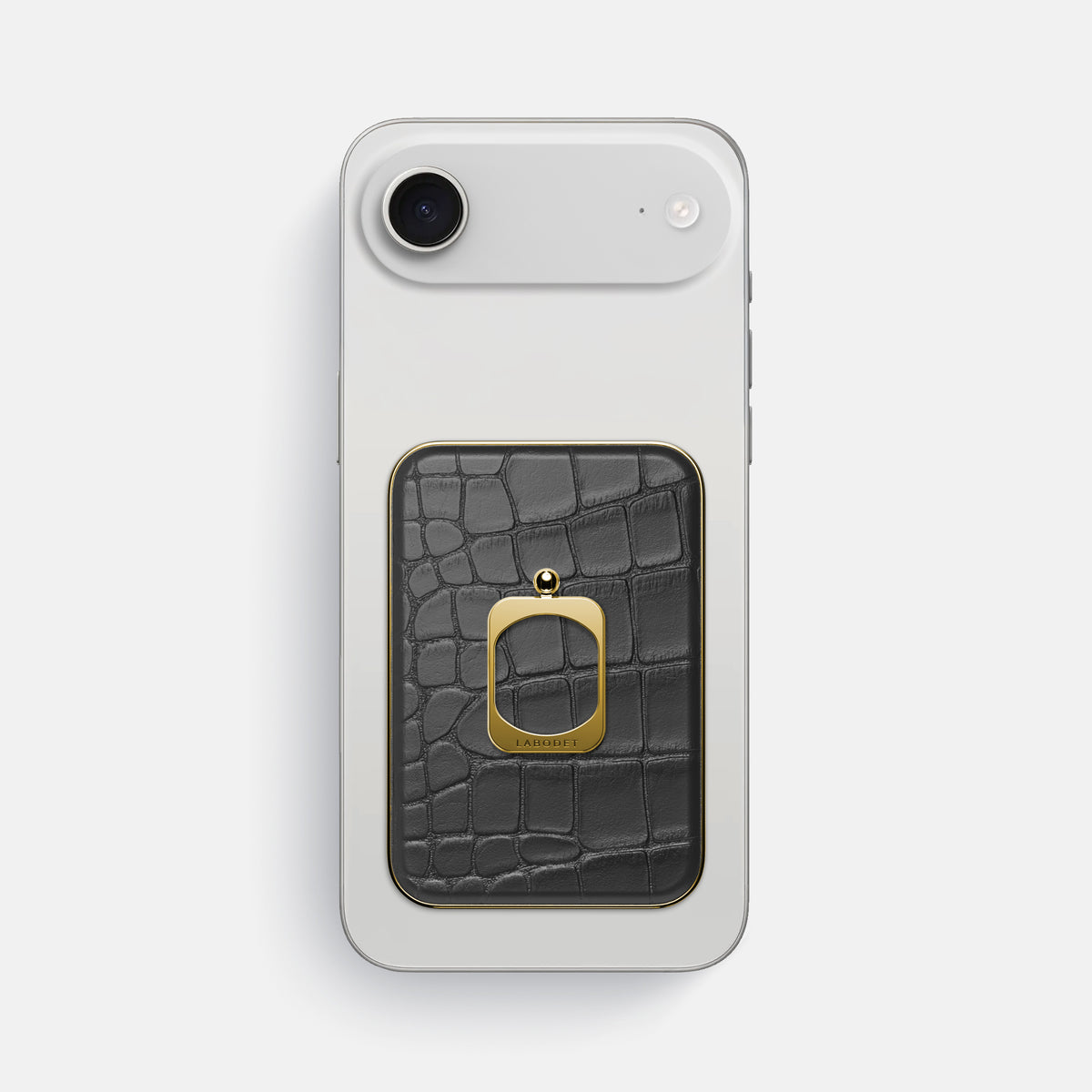 MagSafe Ring For iPhone 17 Air In Alligator -1 | Grey-Gold