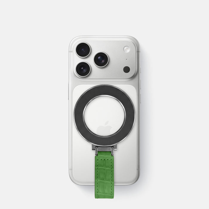 MagSafe Stand For iPhone 18 Pro In Alligator -1 | Apple-Green