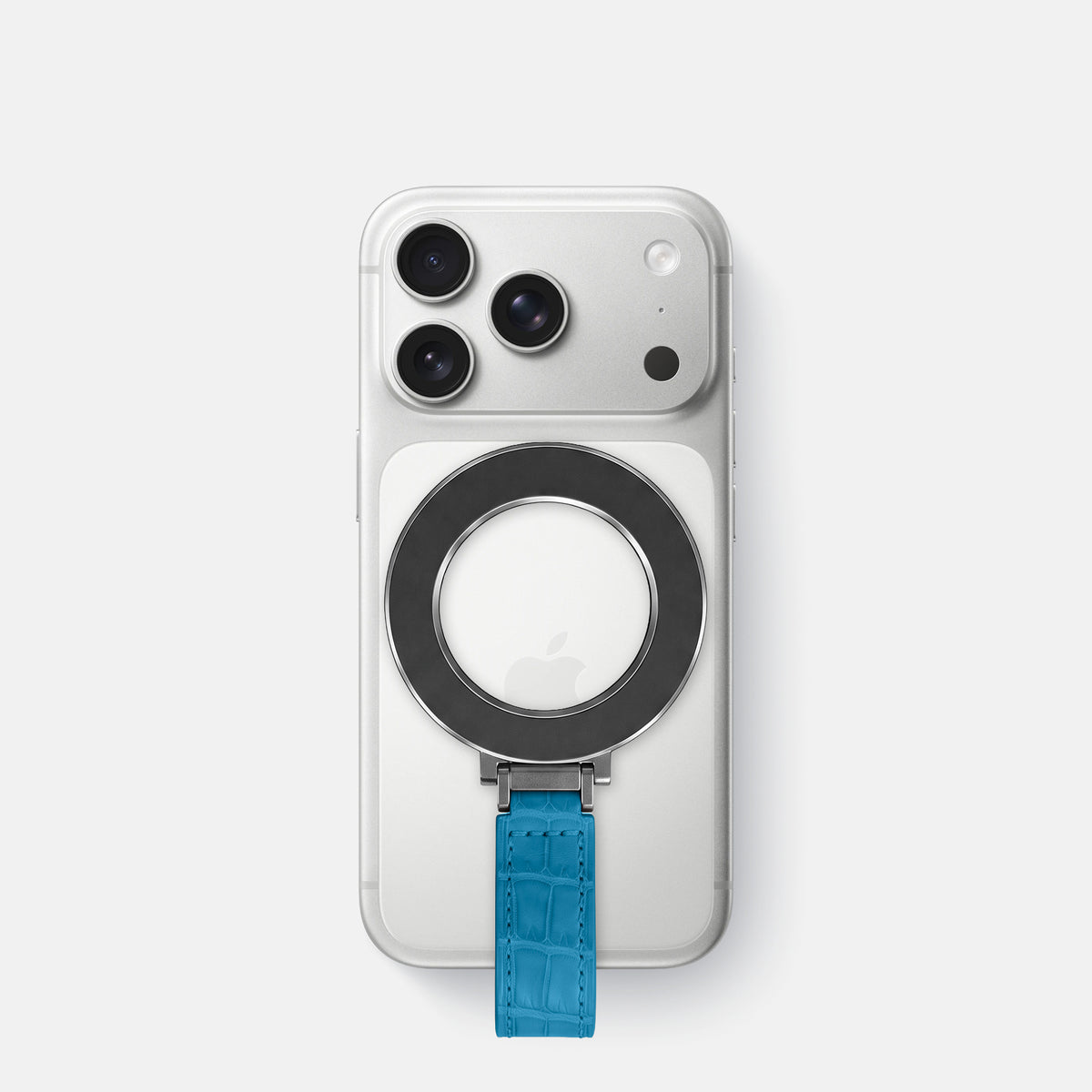 MagSafe Stand For iPhone 17 Pro In Alligator -1 | Curaçao-Blue
