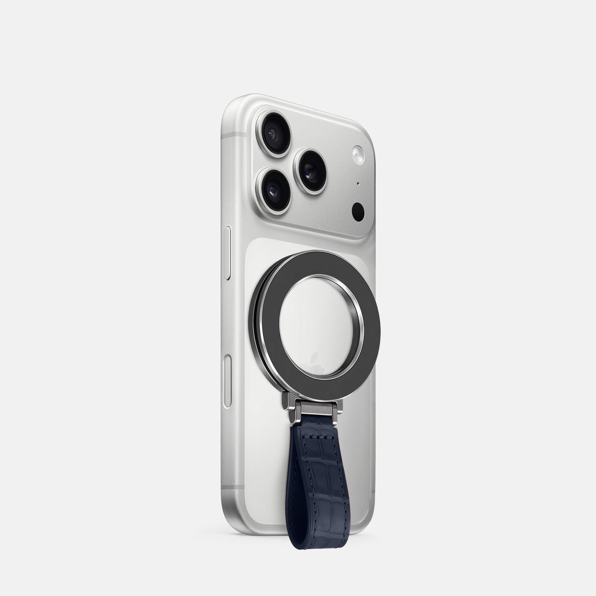 MagSafe Stand For iPhone 18 Pro In Alligator -2 | Navy-Blue