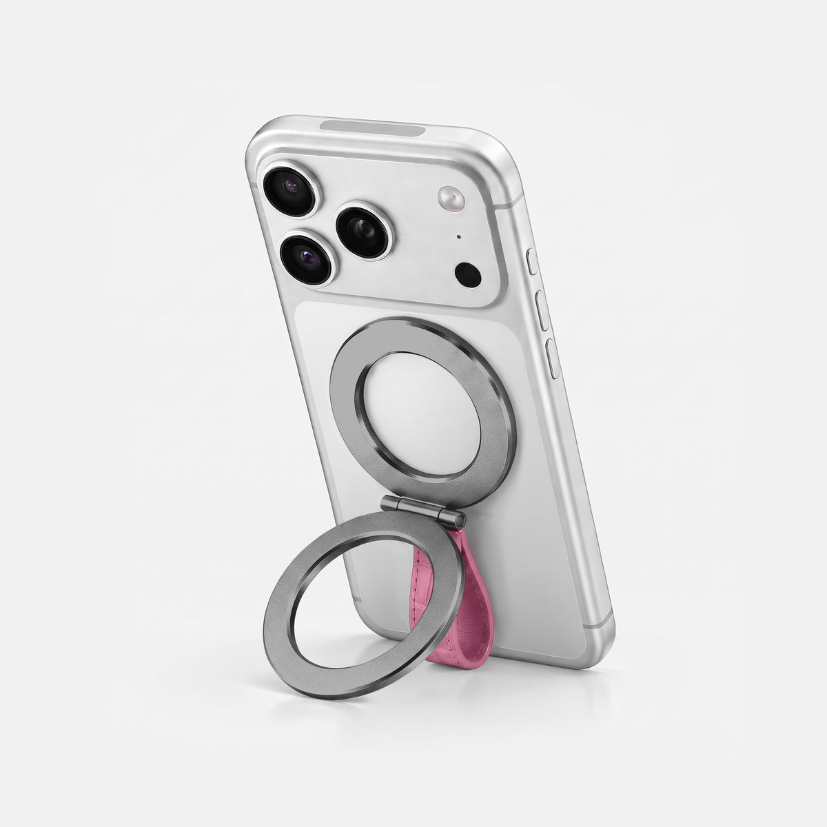 MagSafe Stand For iPhone 18 Pro In Alligator -4 | Pink-Lagoon
