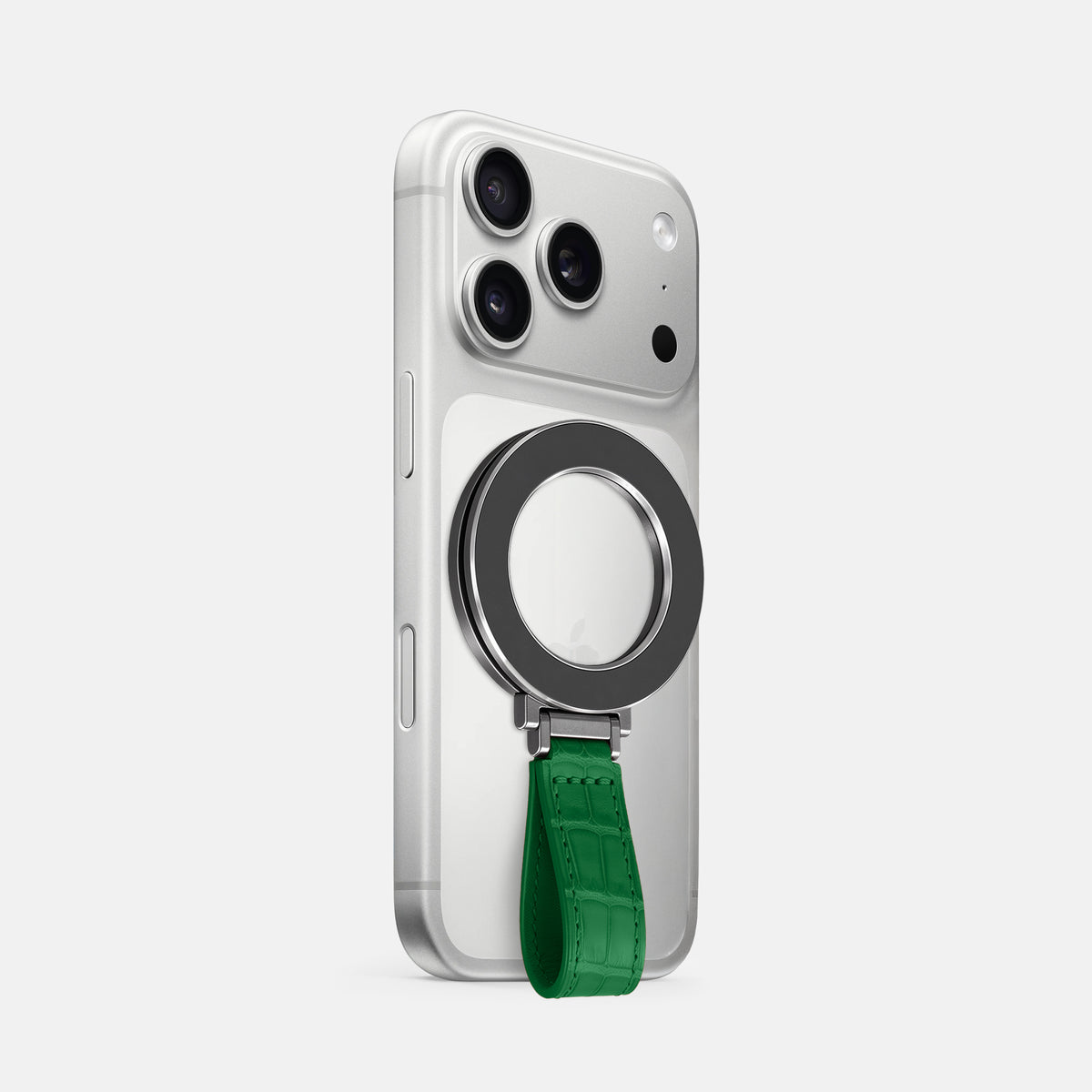 MagSafe Stand For iPhone 17 Pro Max In Alligator -2 | Forest-Green