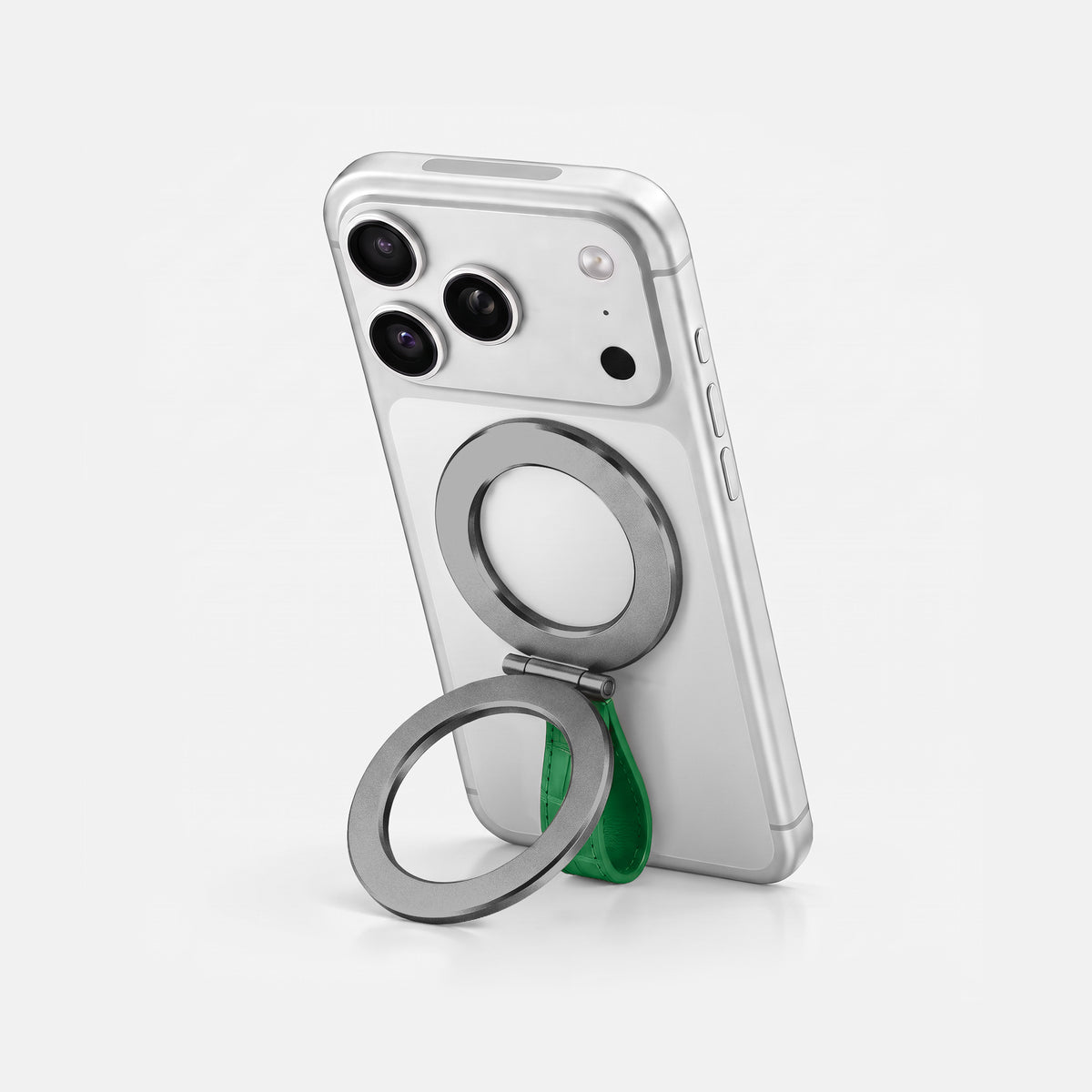 MagSafe Stand For iPhone 18 Pro Max In Alligator -4 | Forest-Green