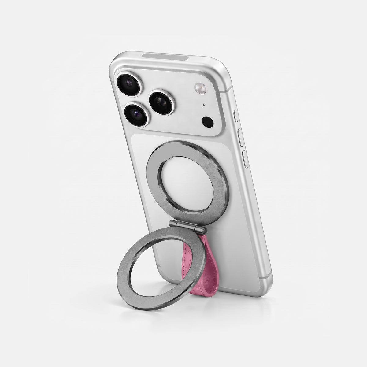 MagSafe Stand For iPhone 18 Pro Max In Alligator -4 | Pink-Lagoon