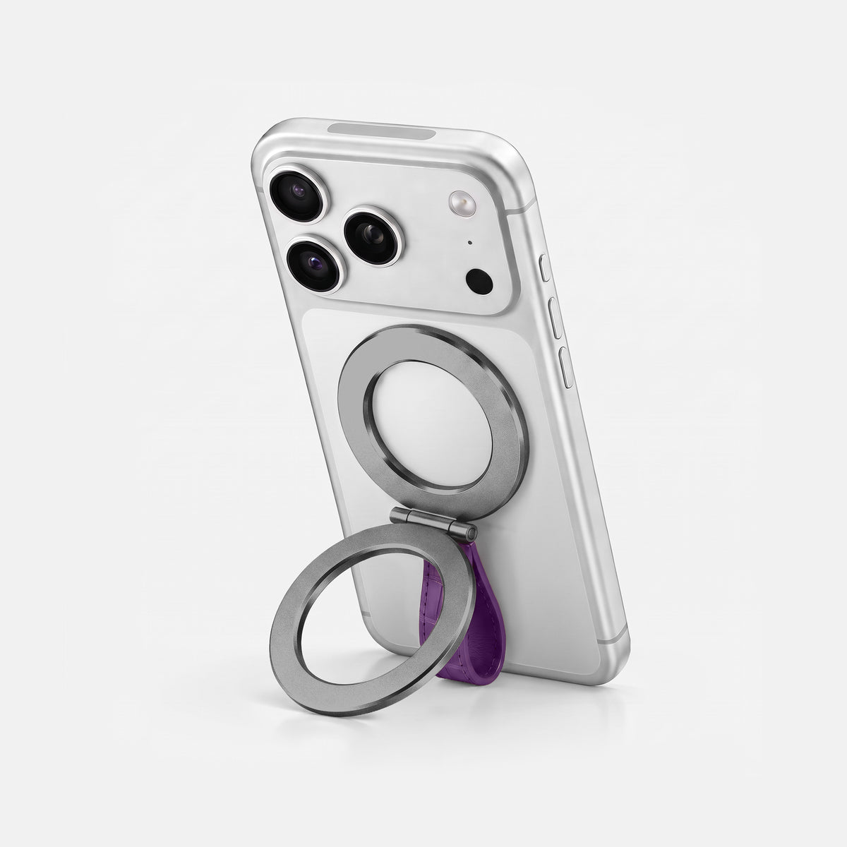 MagSafe Stand For iPhone 18 Pro Max In Alligator -4 | Purple