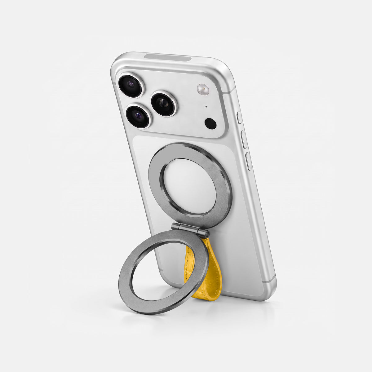 MagSafe Stand For iPhone 18 Pro Max In Alligator -4 | Yellow