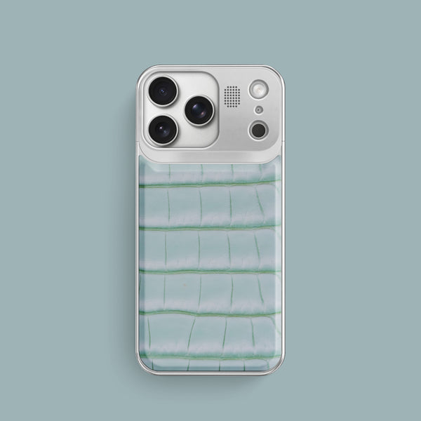 Metal Case Mint Gum For iPhone 17 Pro In Alligator