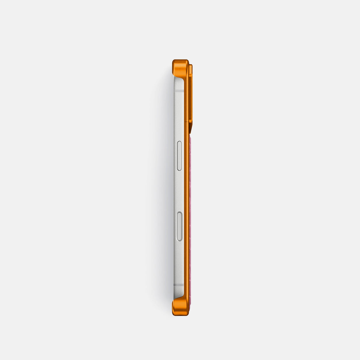 Metal Case For iPhone 18 Pro In Alligator -3 | Pink-Lagoon-Orange