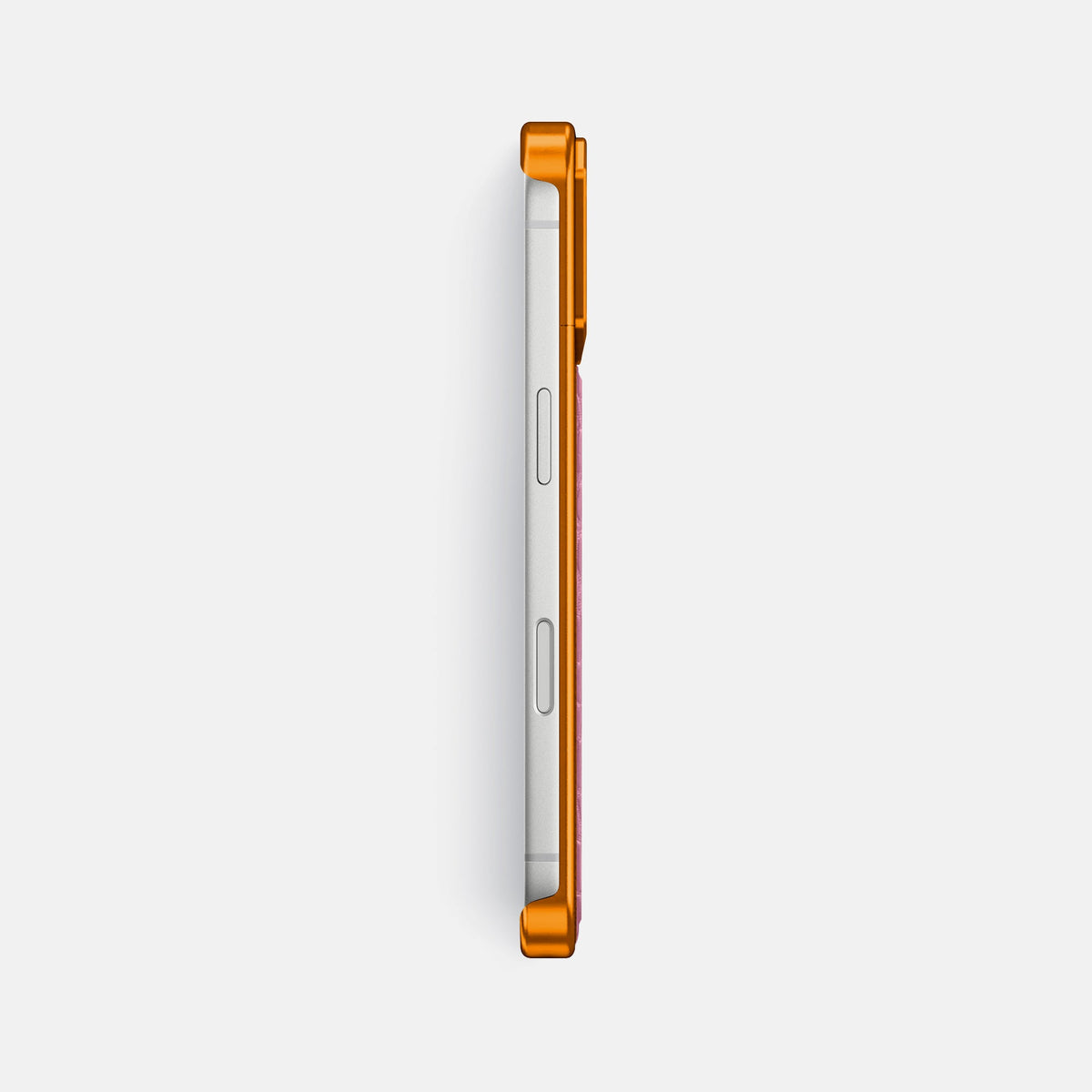 Metal Case For iPhone 18 Pro Max In Alligator -3 | Pink-Lagoon-Orange