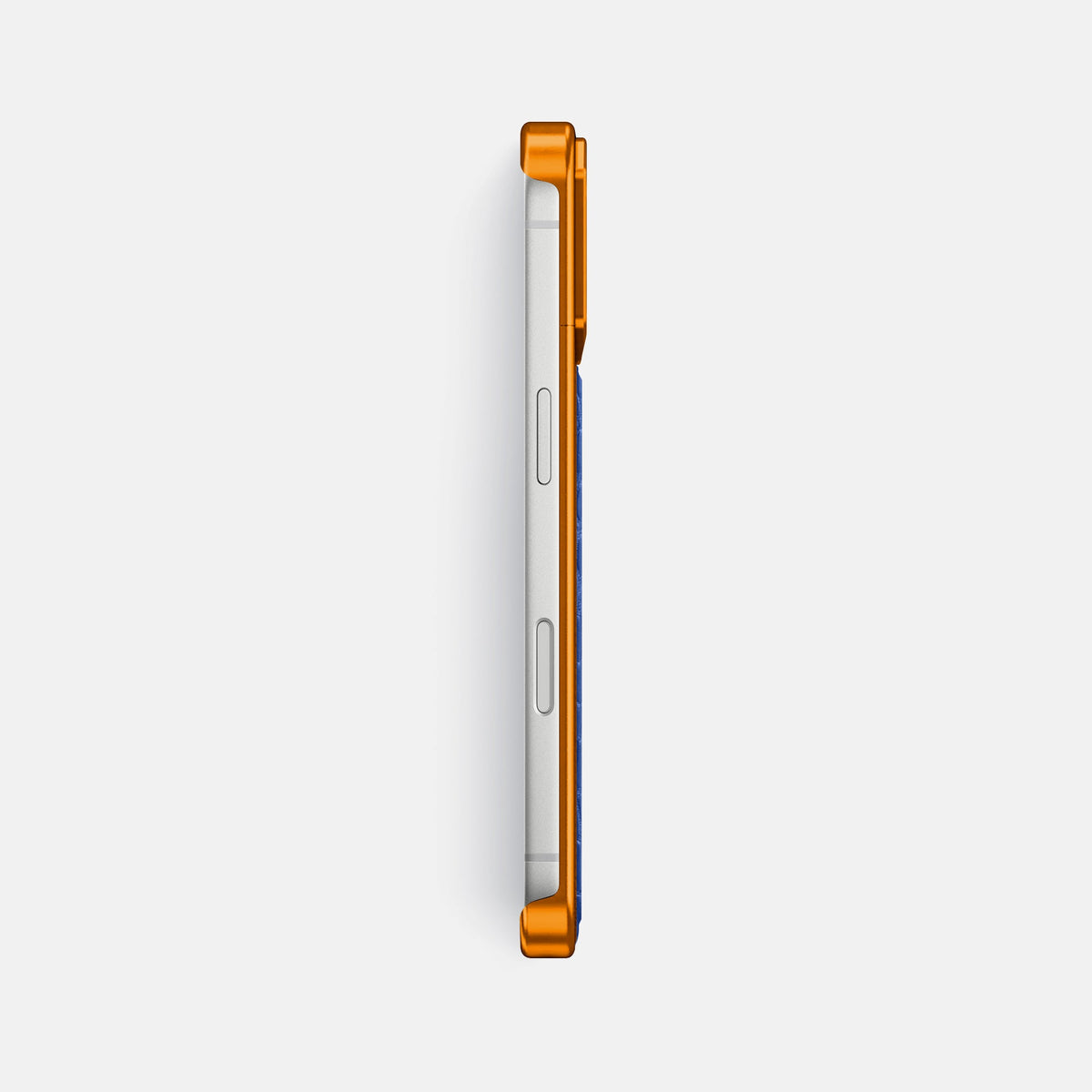 Metal Case For iPhone 18 Pro Max In Alligator -3 | Royal-Blue-Orange