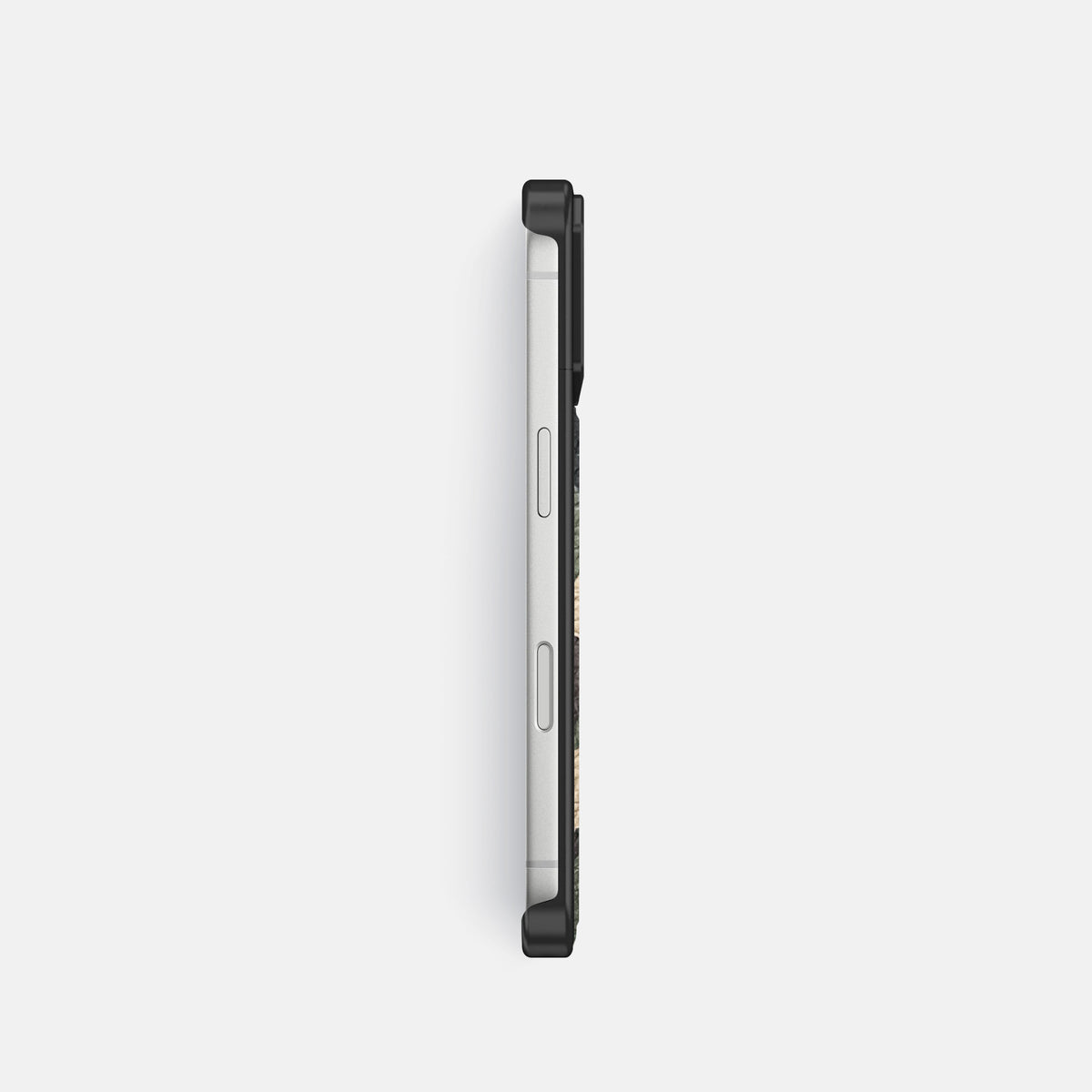 Metal Case For iPhone 18 Pro In Calf -3 | Camouflage-Black