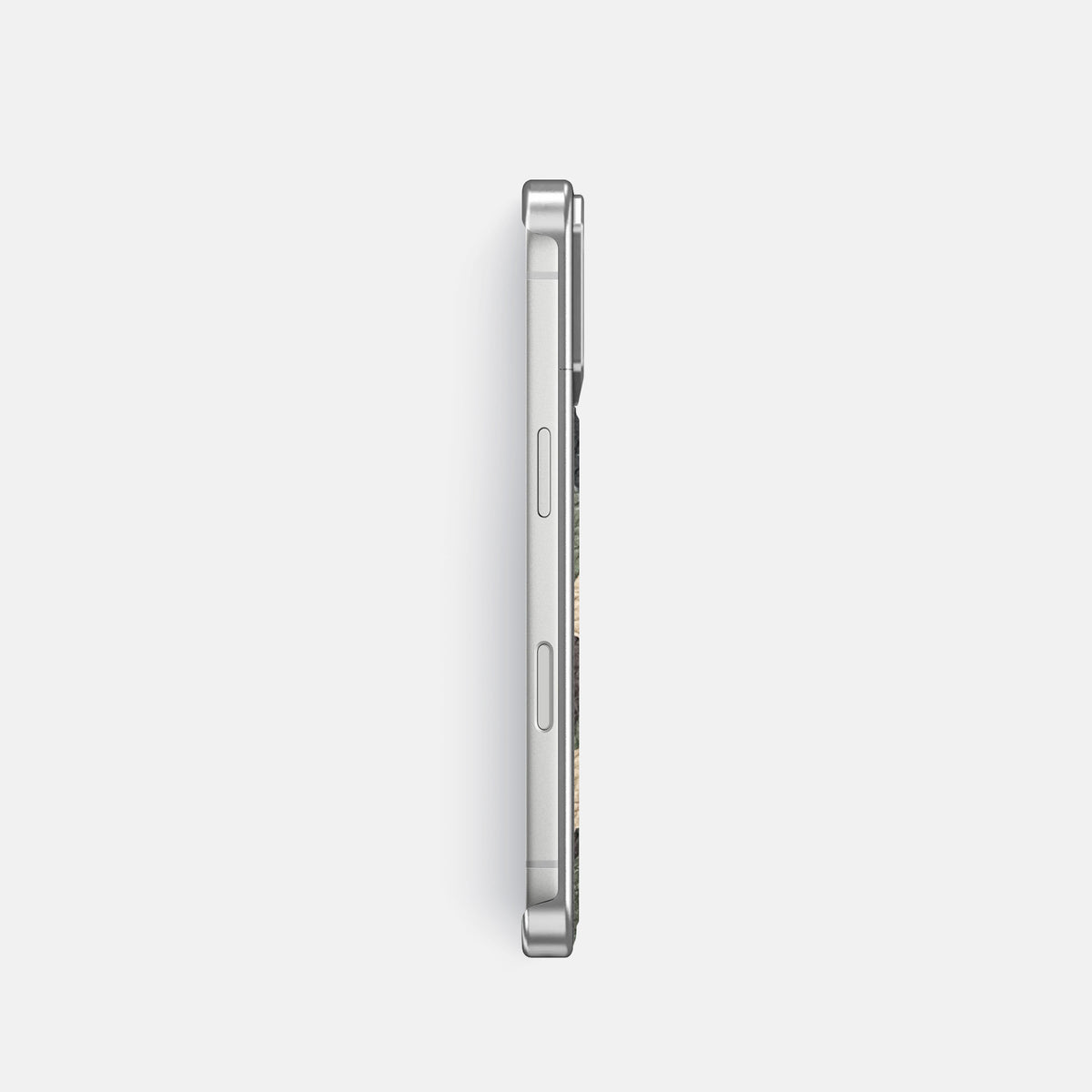 Metal Case For iPhone 18 Pro In Calf -3 | Camouflage-Steel