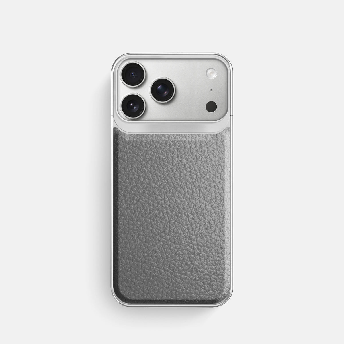 Metal Case For iPhone 18 Pro In Calf -1 | Souris-Steel