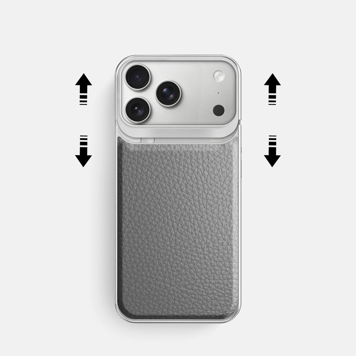 Metal Case For iPhone 18 Pro In Calf -2 | Souris-Steel