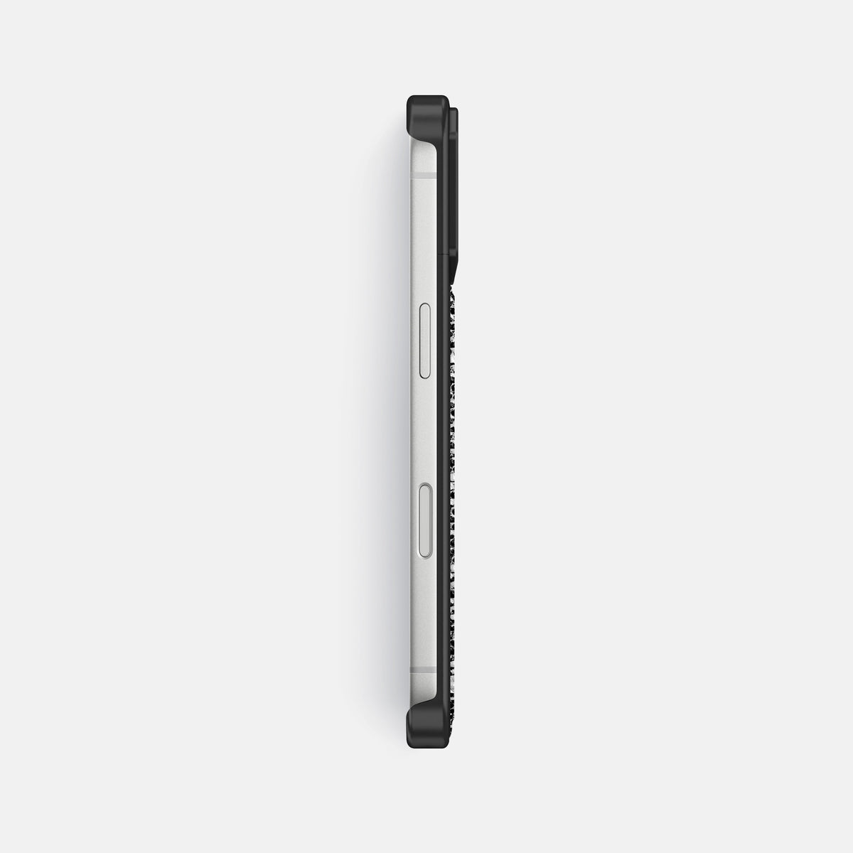 Metal Case For iPhone 18 Pro Max In Himalayan Lizard -3 | Dark-Black