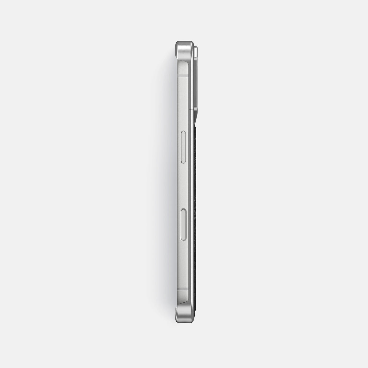 Metal Case For iPhone 18 Pro Max In Ostrich -3 | Black-Steel