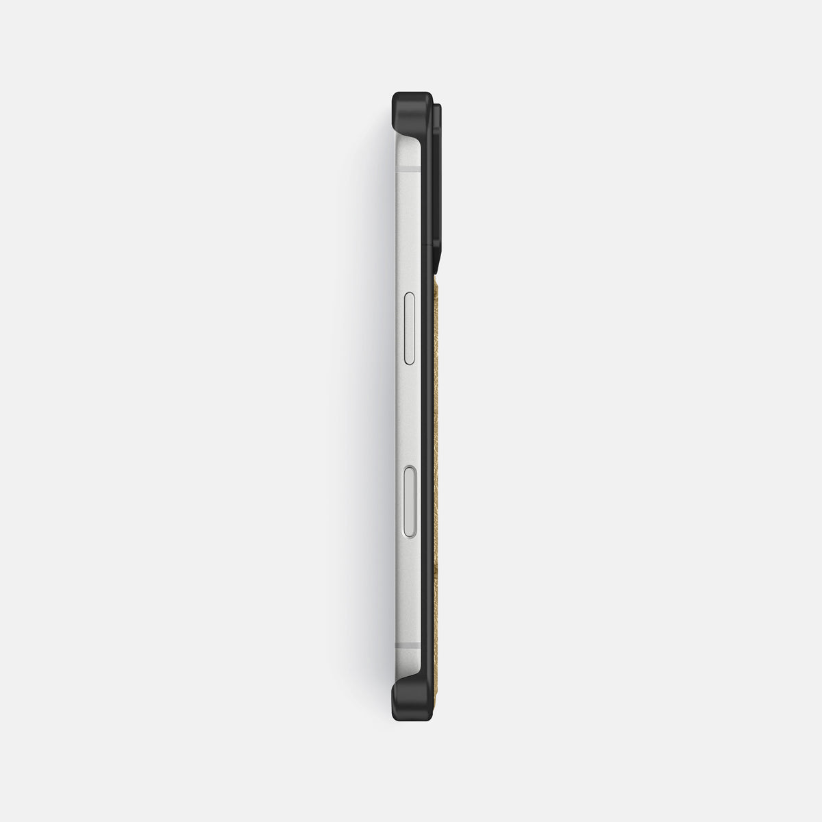 Metal Case For iPhone 18 Pro Max In Ostrich -3 | Desert-Sand-Black