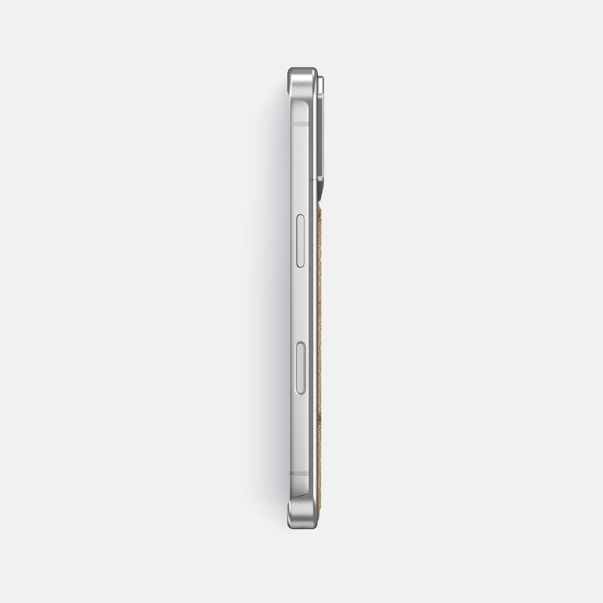 Metal Case For iPhone 18 Pro Max In Ostrich -3 | Desert-Sand-Steel