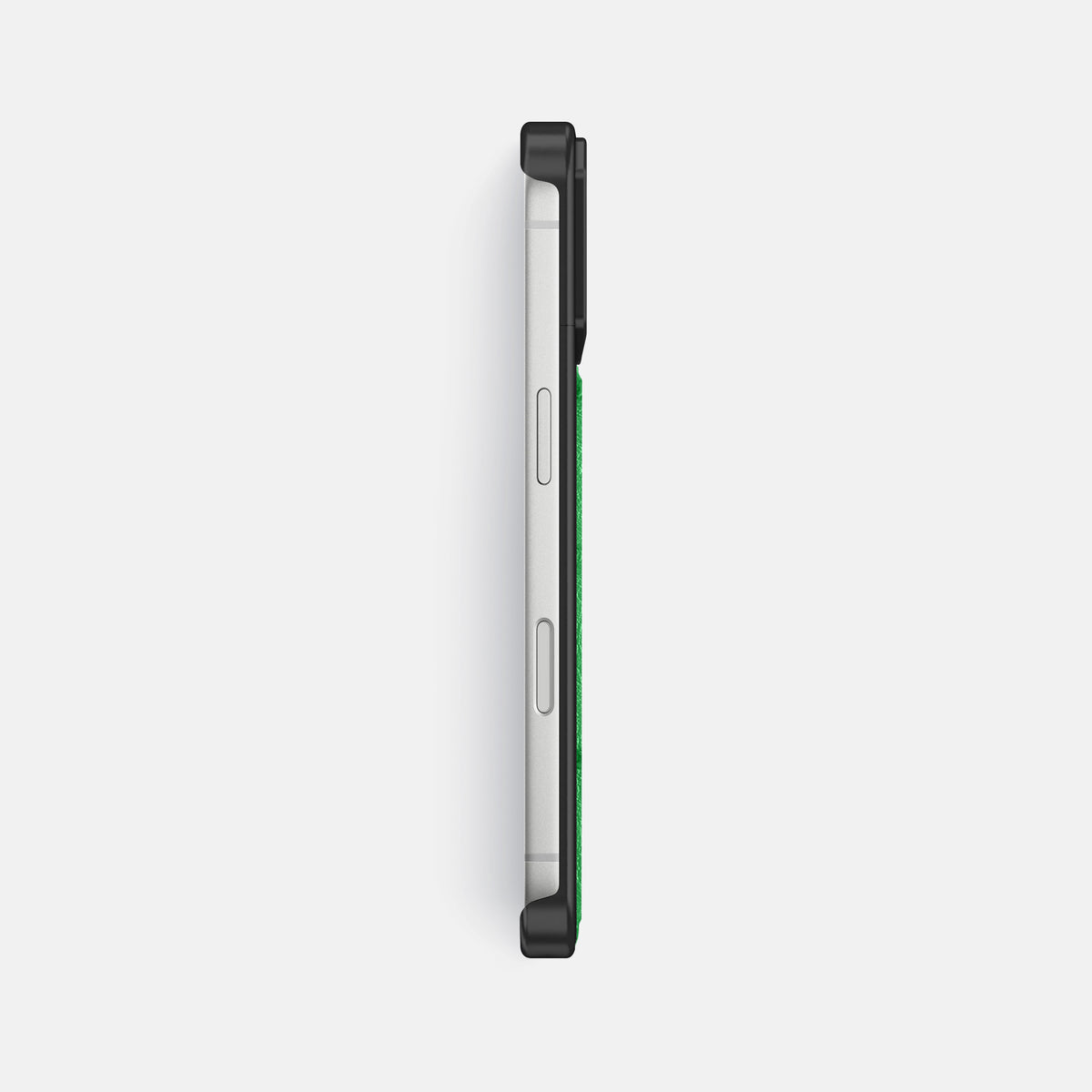 Metal Case For iPhone 18 Pro Max In Ostrich -3 | Kentucky-Green-Black