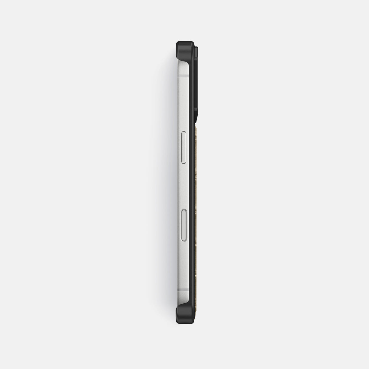 Metal Case For iPhone 18 Pro Max In Porosus Crocodile -3 | Kaki-Green-Black
