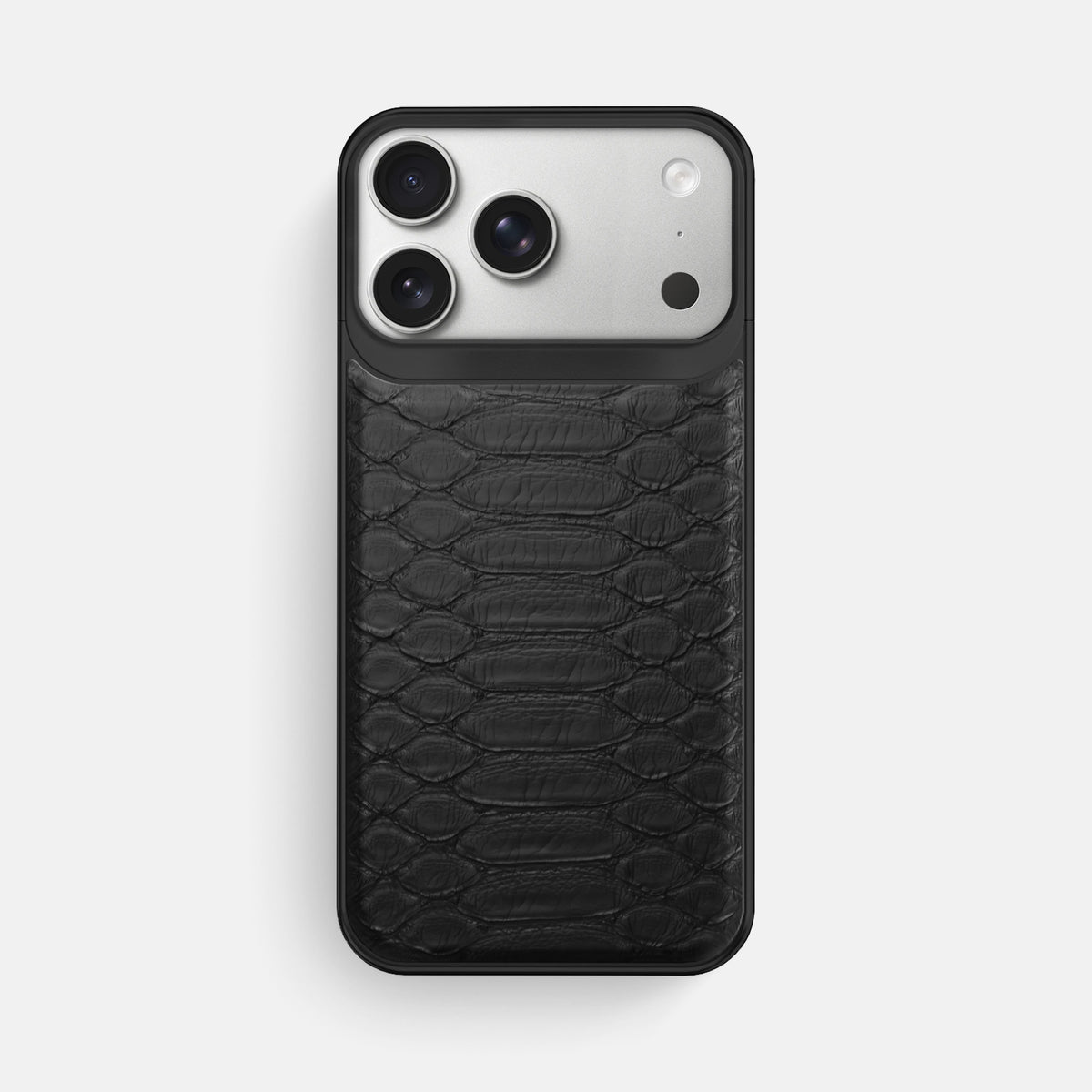 Metal Case For iPhone 18 Pro Max In Python -1 | Black-Black