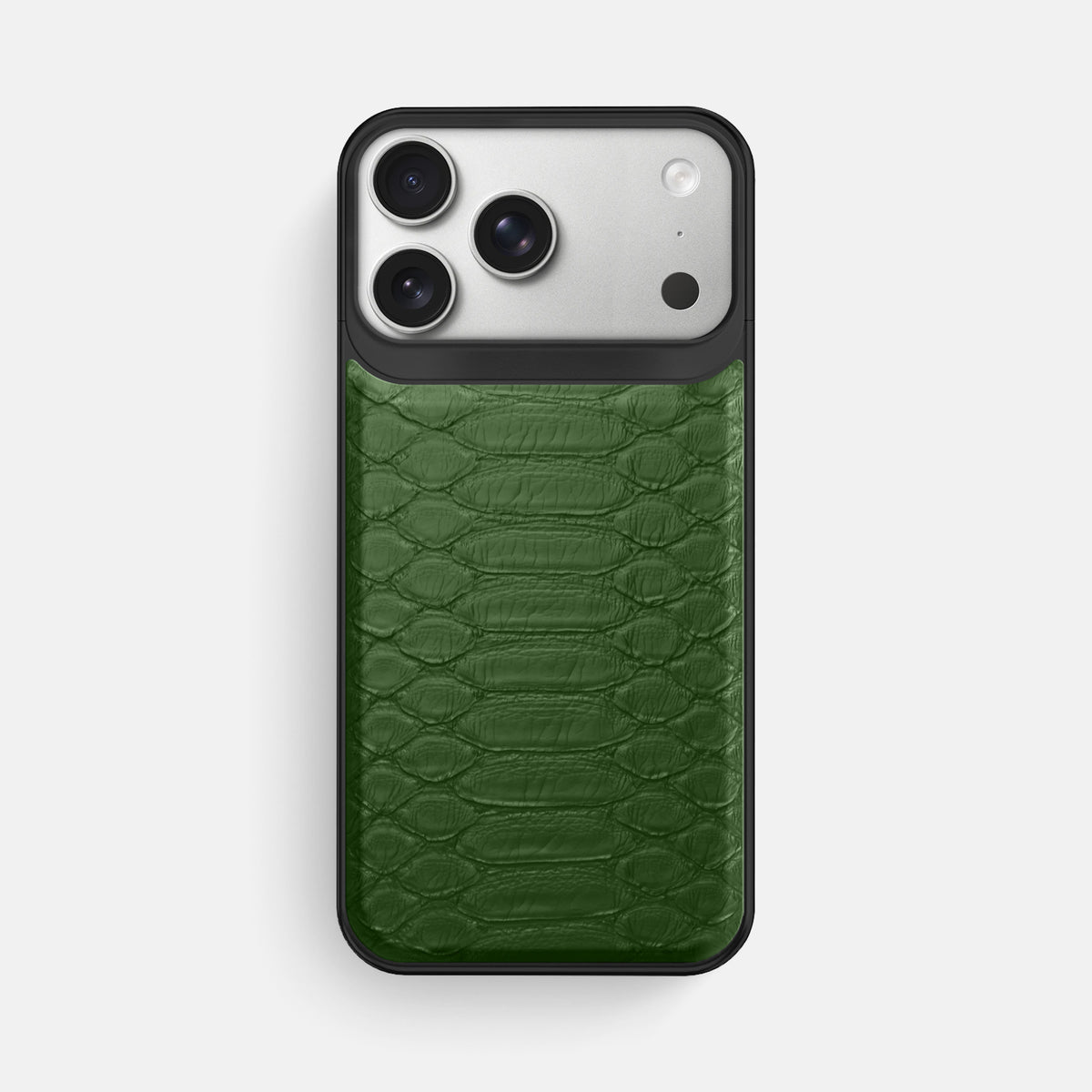 Metal Case For iPhone 18 Pro Max In Python -1 | Green-Black