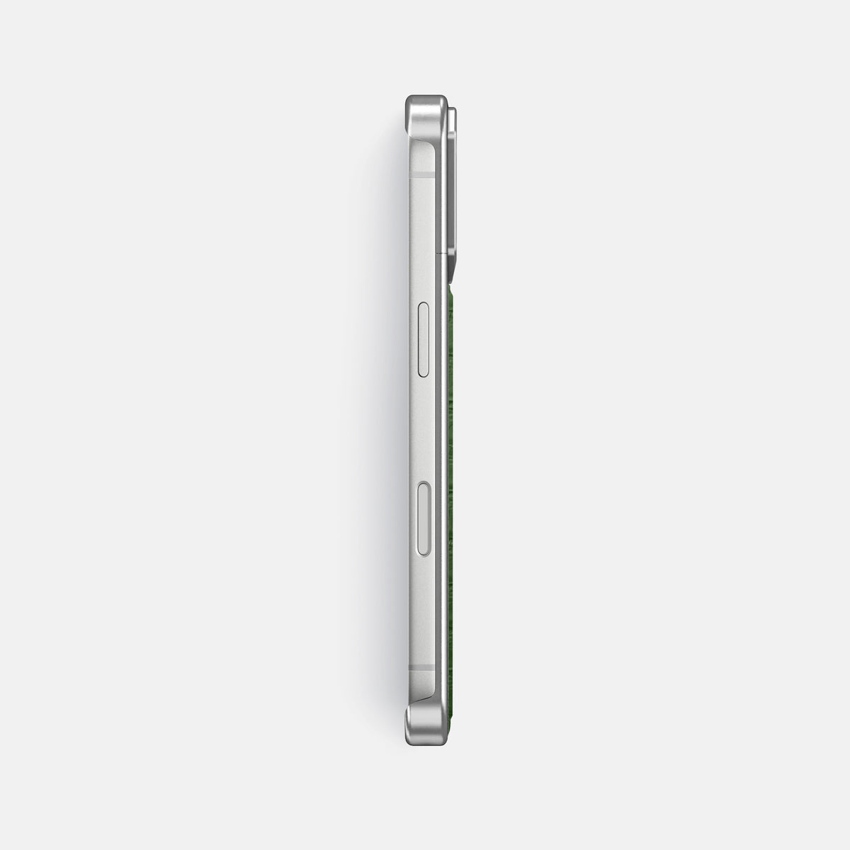 Metal Case For iPhone 18 Pro Max In Python -3 | Green-Steel