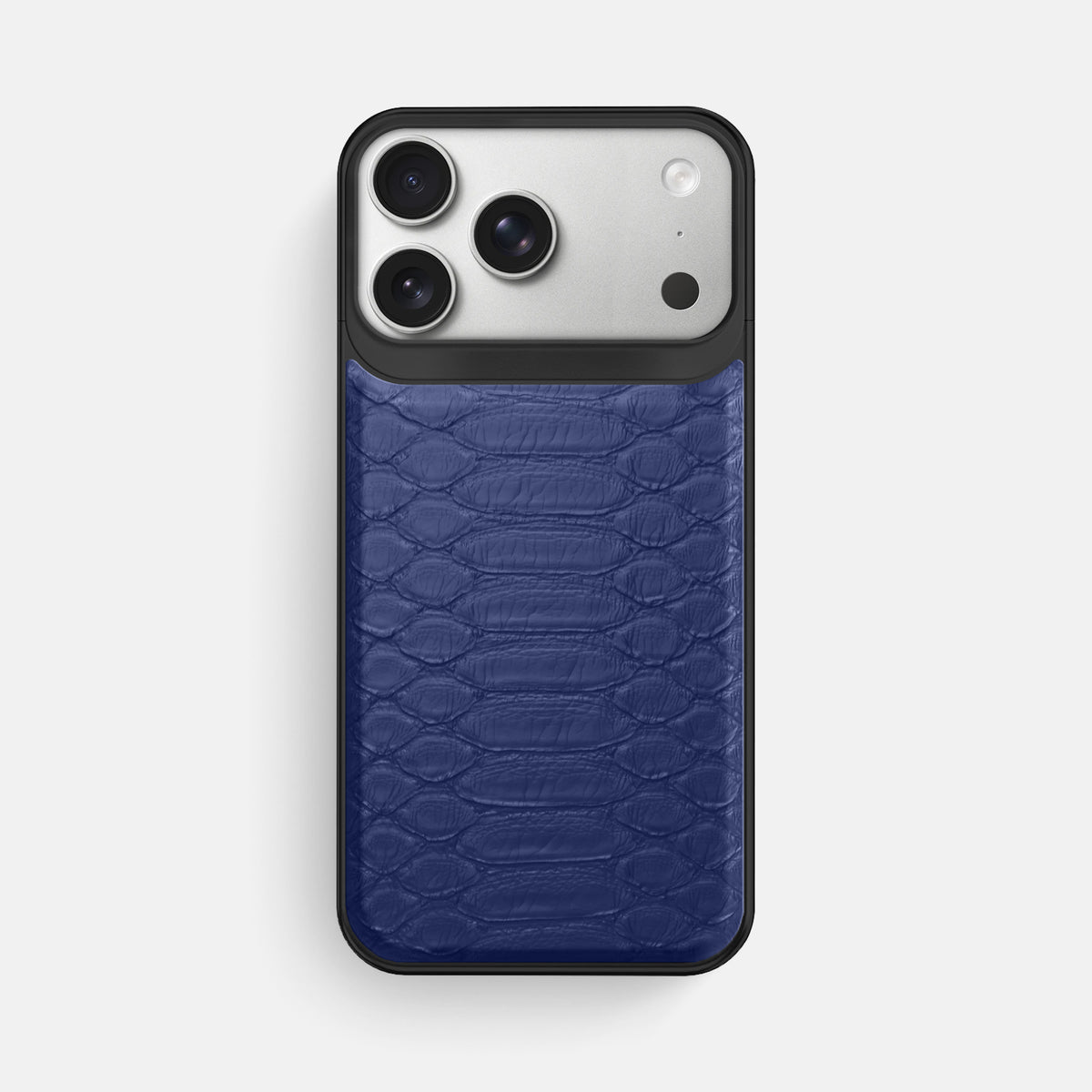 Metal Case For iPhone 18 Pro Max In Python -1 | Royal-Blue-Black