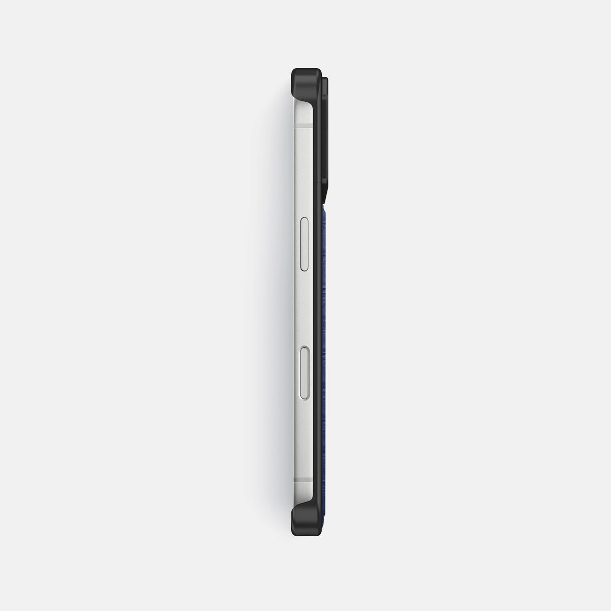 Metal Case For iPhone 18 Pro Max In Python -3 | Royal-Blue-Black