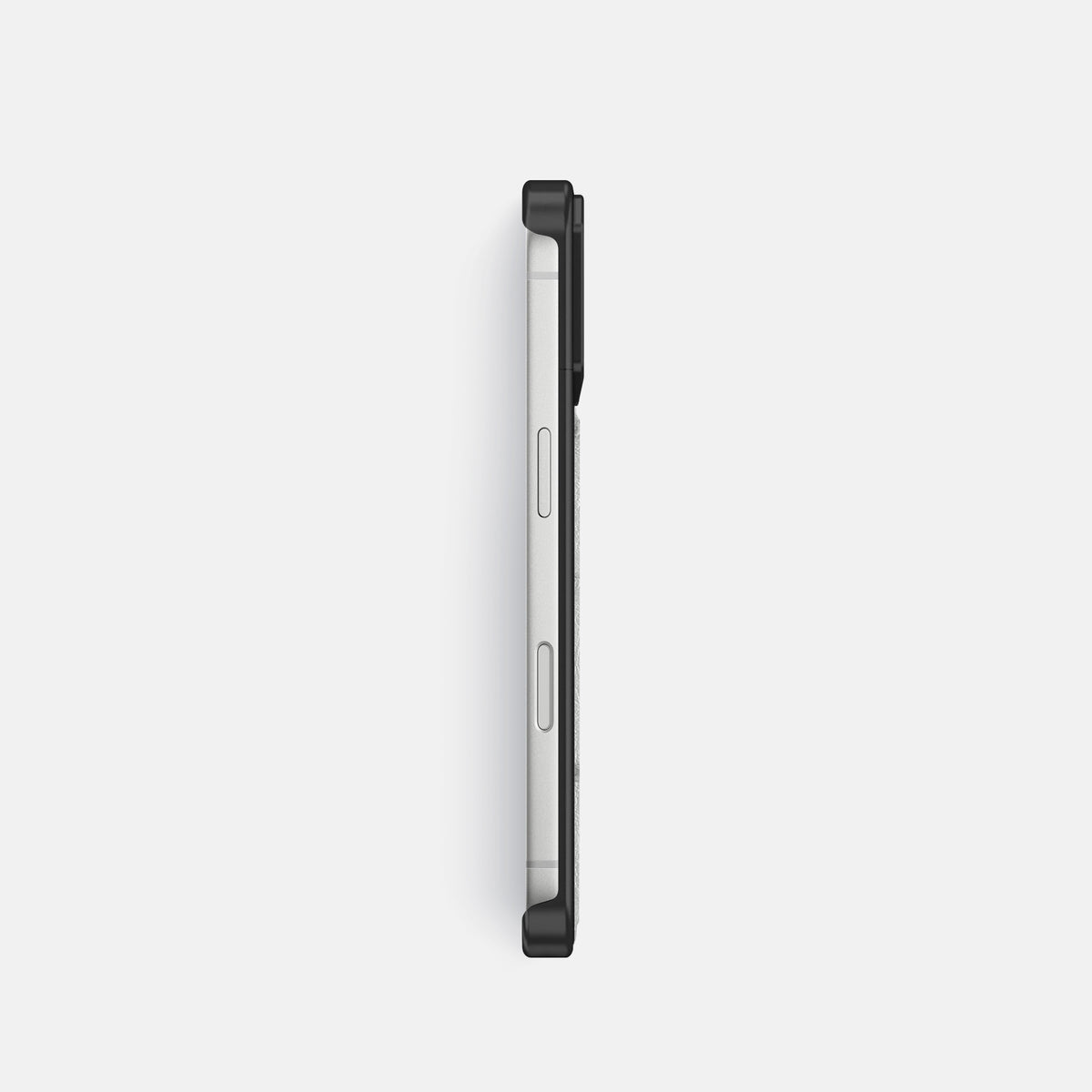 Metal Case For iPhone 18 Pro In Ostrich -3 | White-Black