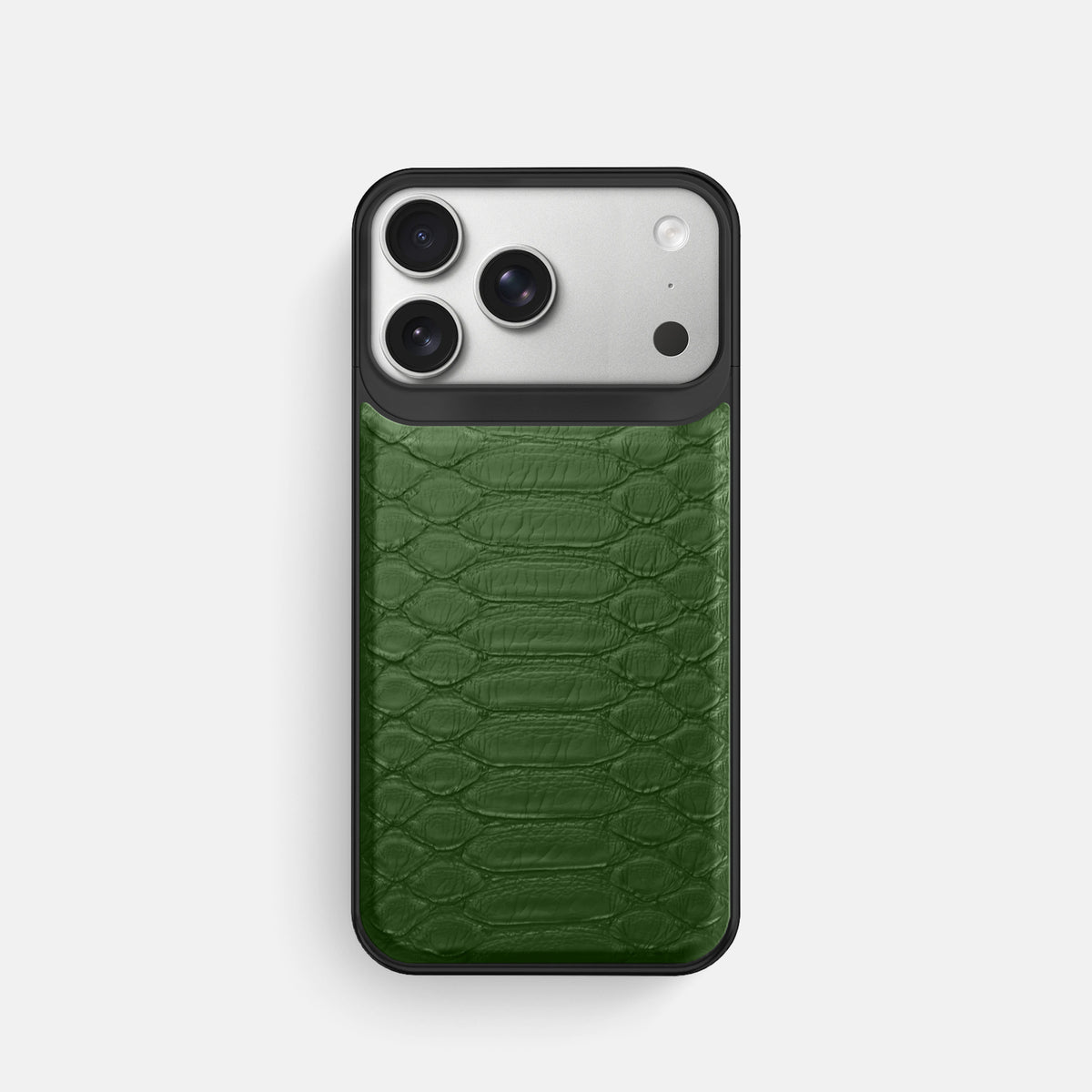 Metal Case For iPhone 18 Pro In Python -1 | Green-Black