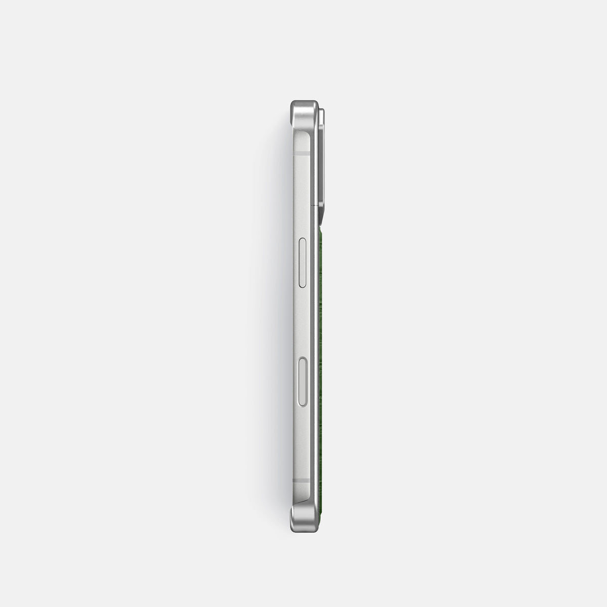 Metal Case For iPhone 18 Pro In Python -3 | Green-Steel