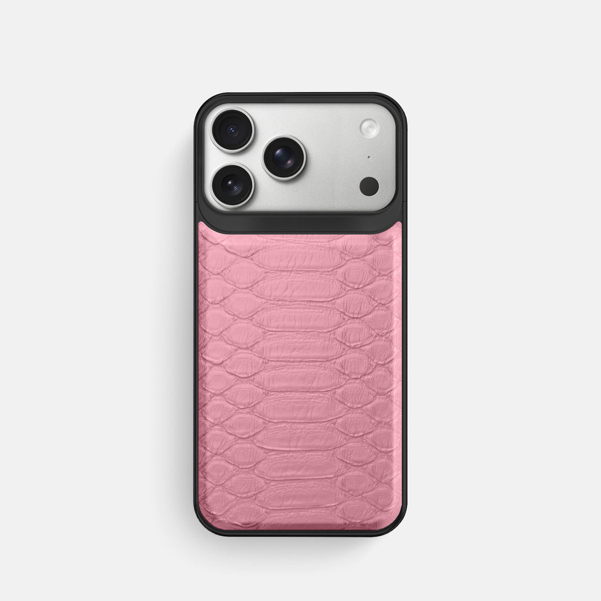 Metal Case For iPhone 18 Pro In Python -1 | Pink-Black