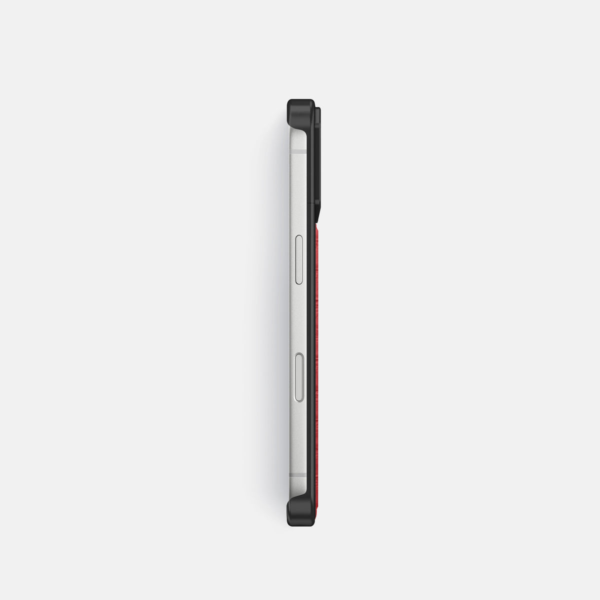 Metal Case For iPhone 18 Pro In Python -3 | Red-Black
