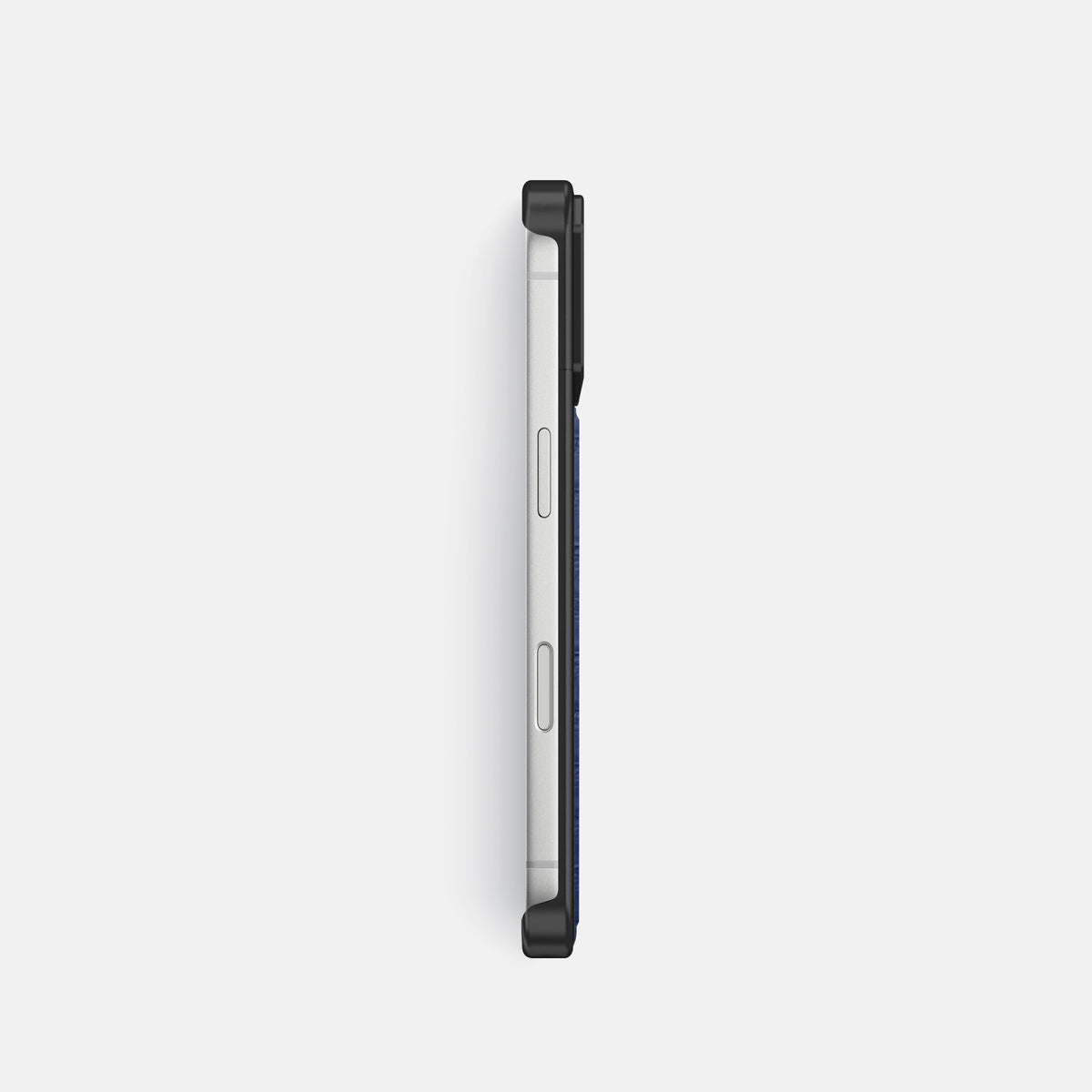 Metal Case For iPhone 18 Pro In Python -3 | Royal-Blue-Black