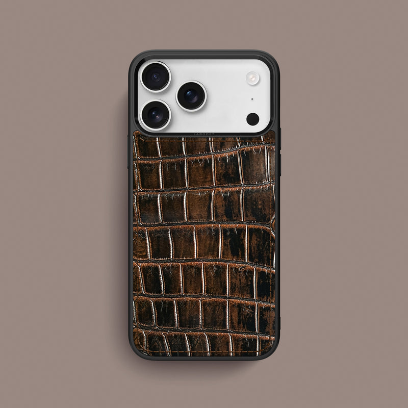 iPhone 17 Pro Max Sport Case 1/1 Expresso Alligator -1 | Expresso