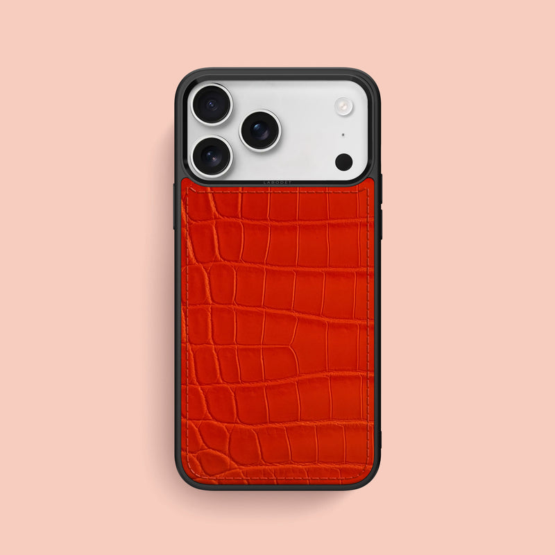 iPhone 17 Pro Max Sport Case 1/1 Orange-Fluo Alligator -1 | Orange-Fluo