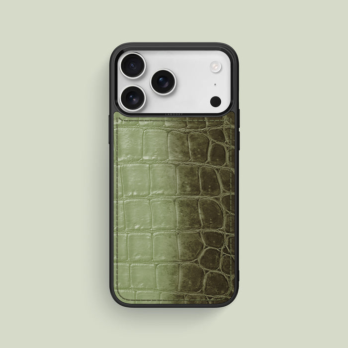 Sport Case Celadon Green For iPhone 17 Pro Max In Himalayan Crocodile -1 | Celadon-Green