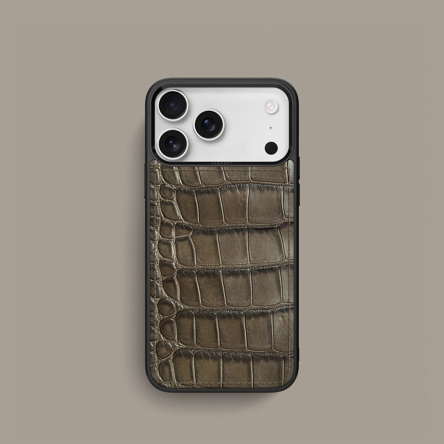 Sport Case 1/1 Kaki-Brown For iPhone 17 Pro In Alligator