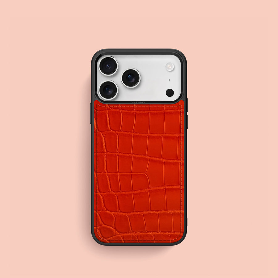 Sport Case 1/1 Orange-Fluo For iPhone 17 Pro In Alligator