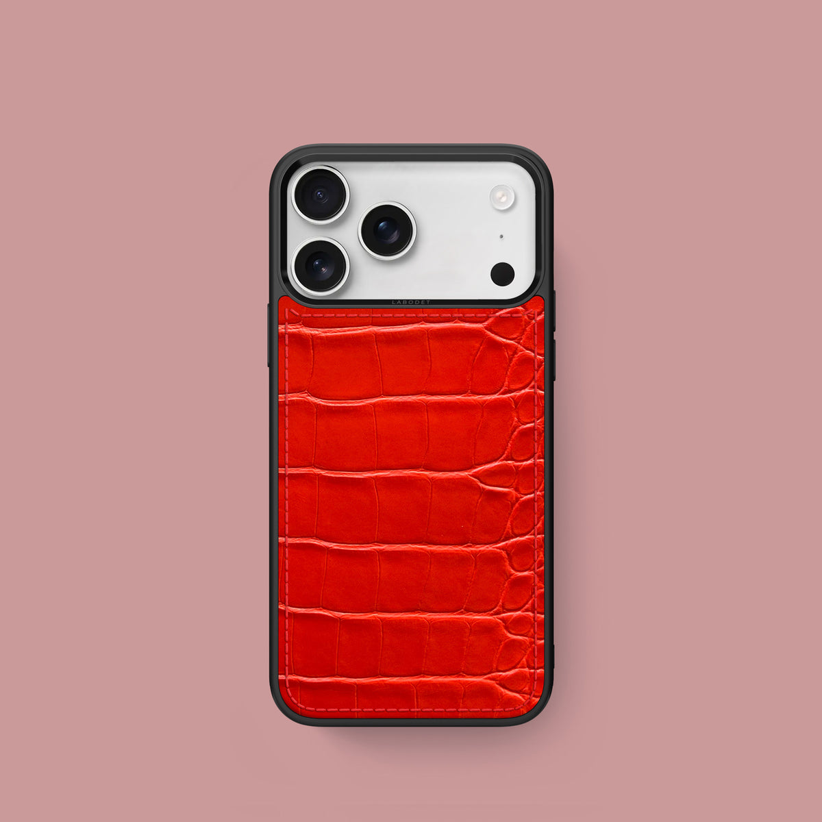Deep Coral iPhone 17 Pro Alligator Sport Case -1 | Deep-Coral