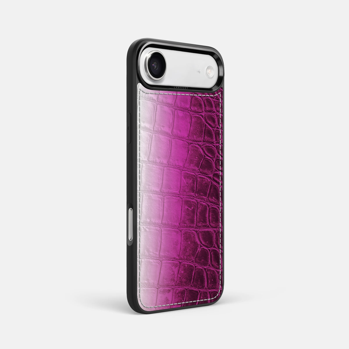 Fuchsia iPhone 17 Air Sport Case In Himalayan Crocodile -2 | Fuchsia
