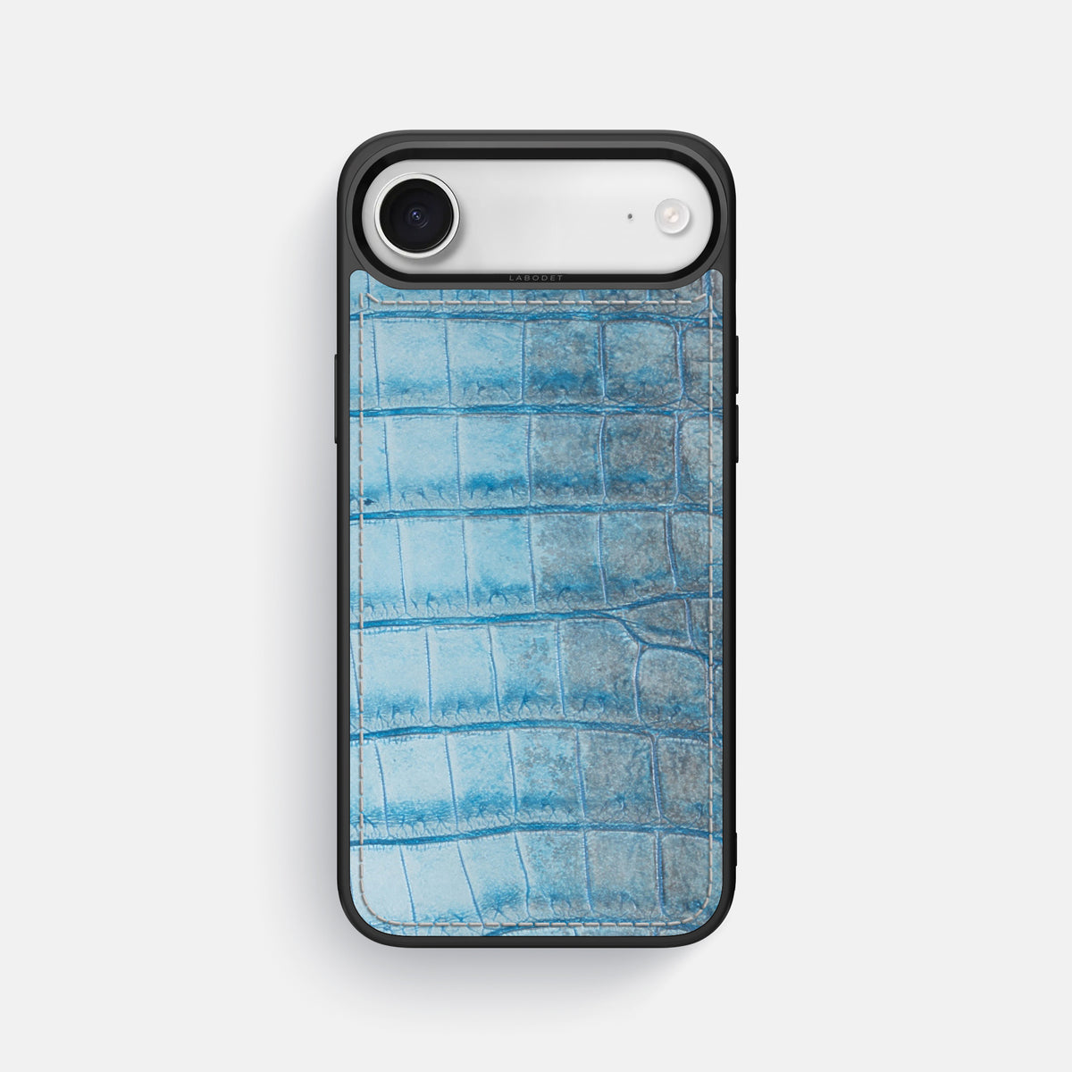 Ice-Blue iPhone 17 Air Sport Case In Himalayan Crocodile -1 | Ice-Blue